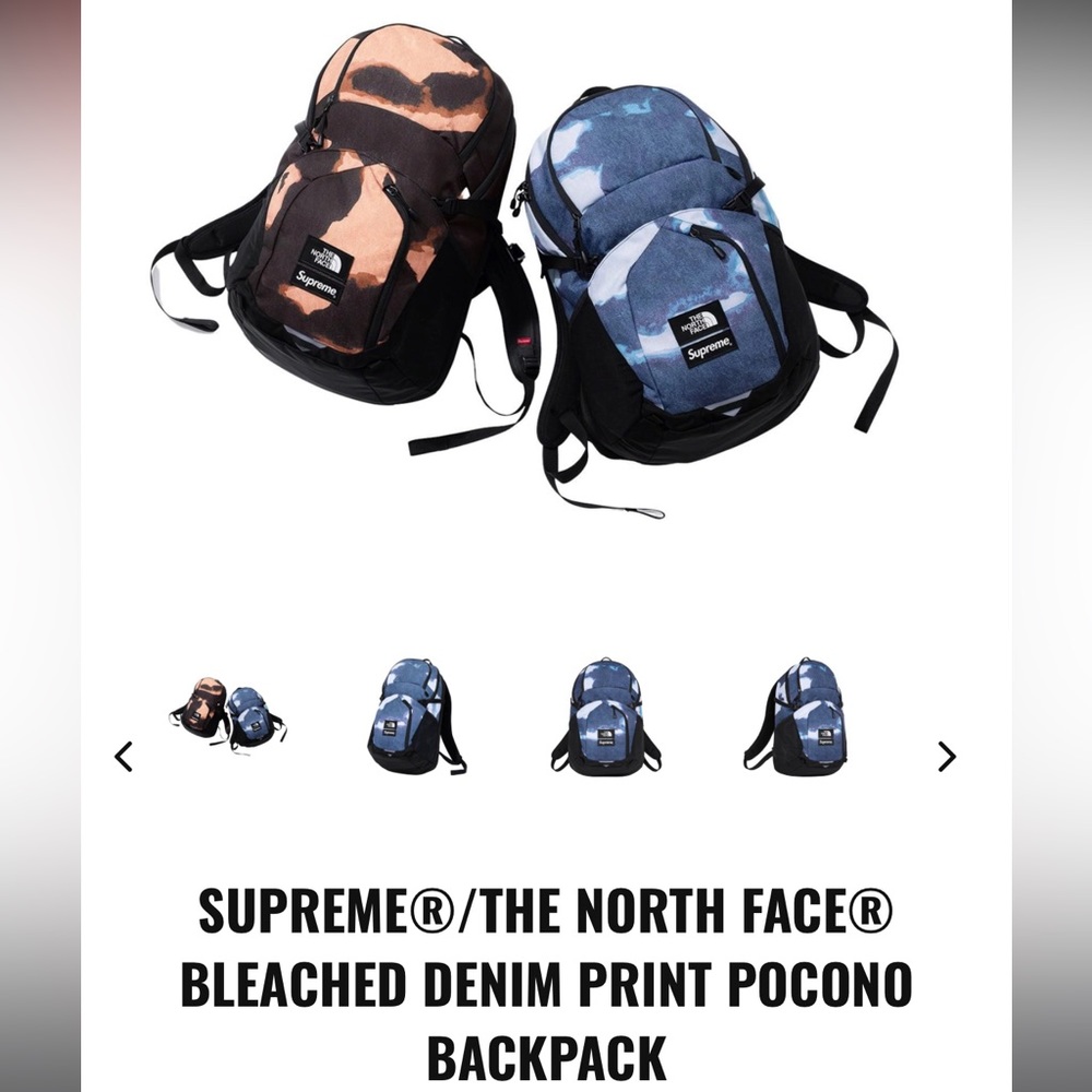 Supreme Northface Collab Backpack Nwt - image 2